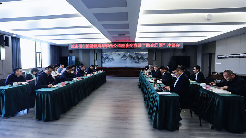 凉山州自然尊龙凯时局赴攀西公司座谈交流