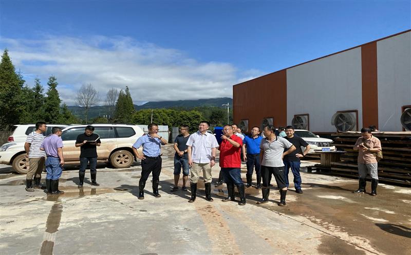 自然尊龙凯时部地勘司副司长熊自力 调研芦山县“8.10”特大暴雨地质灾害防治工作