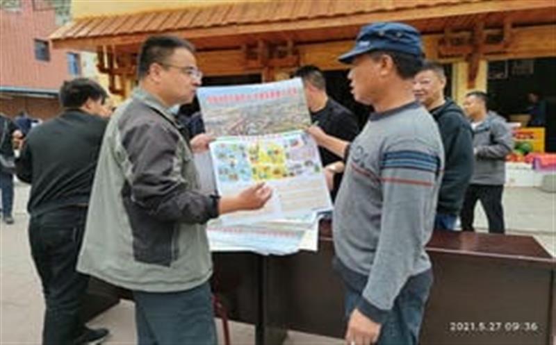 做好技术支撑服务，，，，，，，助力防灾减灾行动——六0六大队地勘院在凉山州开展防灾减灾宣传活动
