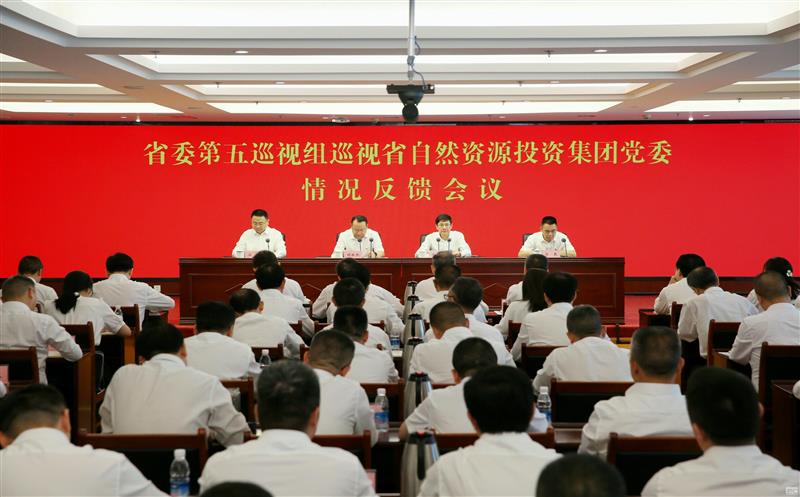 中共四川省委第五巡视组向省自然尊龙凯时投资集团党委反馈巡视情况